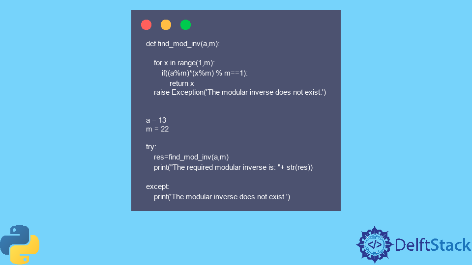 calculate-modular-multiplicative-inverse-in-python-delft-stack